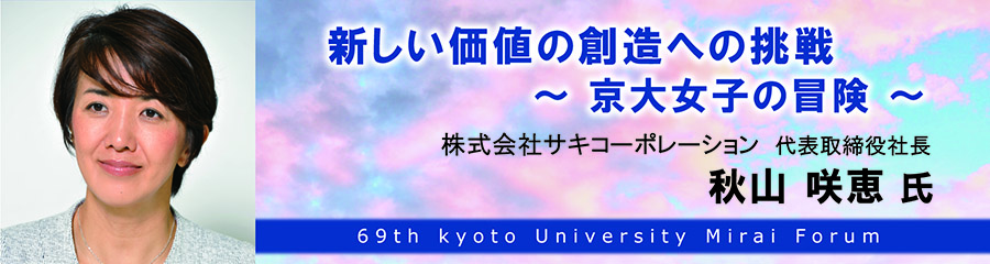 京都大学未来フォーラム（第69回） バナー画像