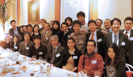 A reunion meeting of the Kyoto University European Alumni Association