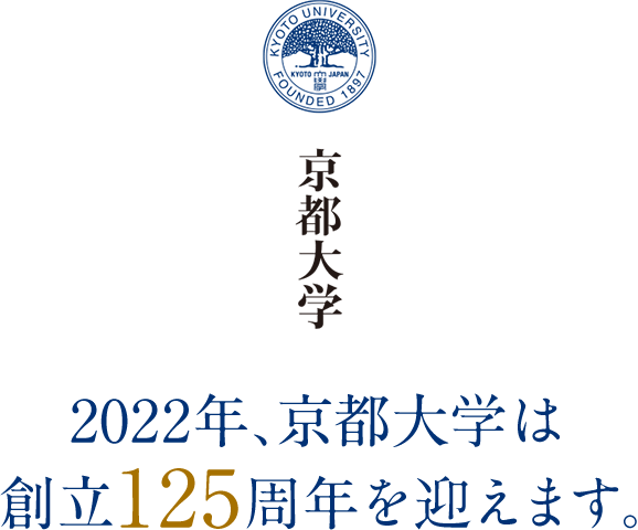 2022年、京都大学は創立125周年を迎えます。