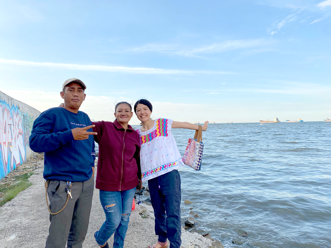 インドネシアでの調査風景