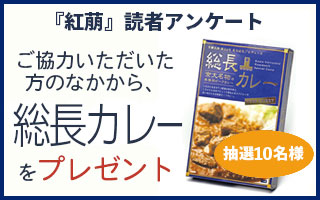 アンケートに答えると、『総長カレー』が当たる！