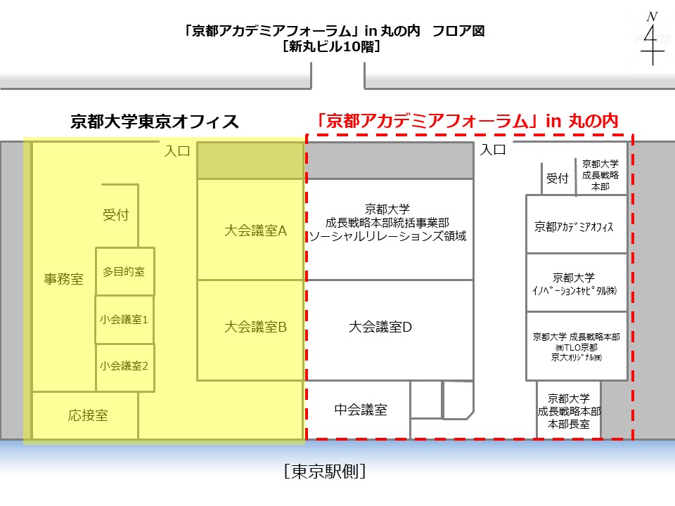 京都アカデミアフォーラムフロアマップ