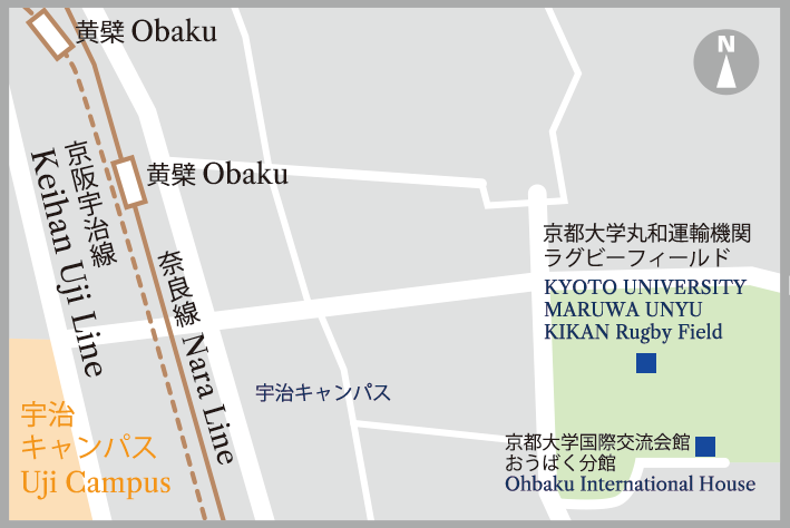 宇治キャンパス近隣マップ