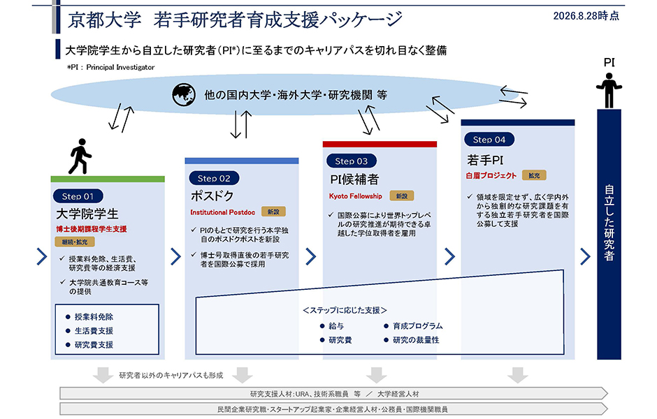 「体制強化計画」における若手研究者育成支援パッケージについて1