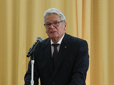 ヨアヒム ガウク ドイツ連邦共和国大統領が本学を訪問され フィリップ フランツ フォン シーボルト賞の授賞式に出席されました 16年11月17日 京都大学