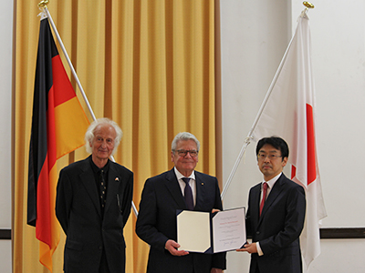 ヨアヒム ガウク ドイツ連邦共和国大統領が本学を訪問され フィリップ フランツ フォン シーボルト賞の授賞式に出席されました 16年11月17日 京都大学