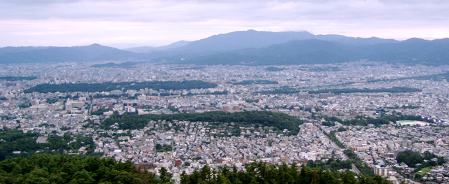 大文字山から