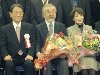 松本総長と尾池夫妻