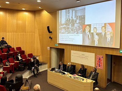 The opening of the symposium