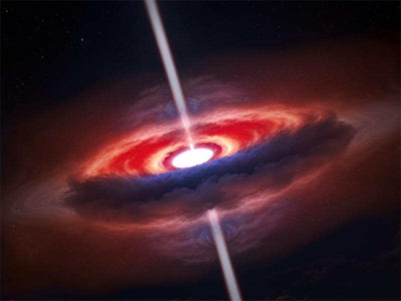 超巨大ブラックホールの周囲に隠れたリング ―時系列データから復元された立体構造―