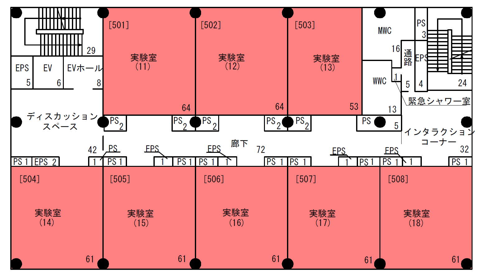 5階平面図