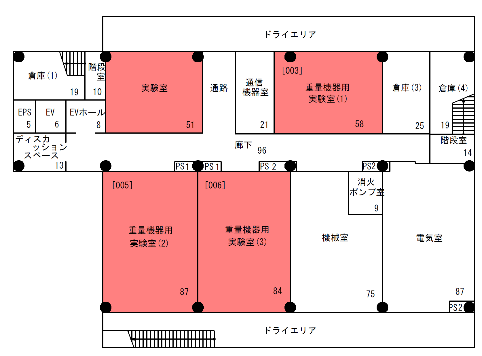 地階平面図