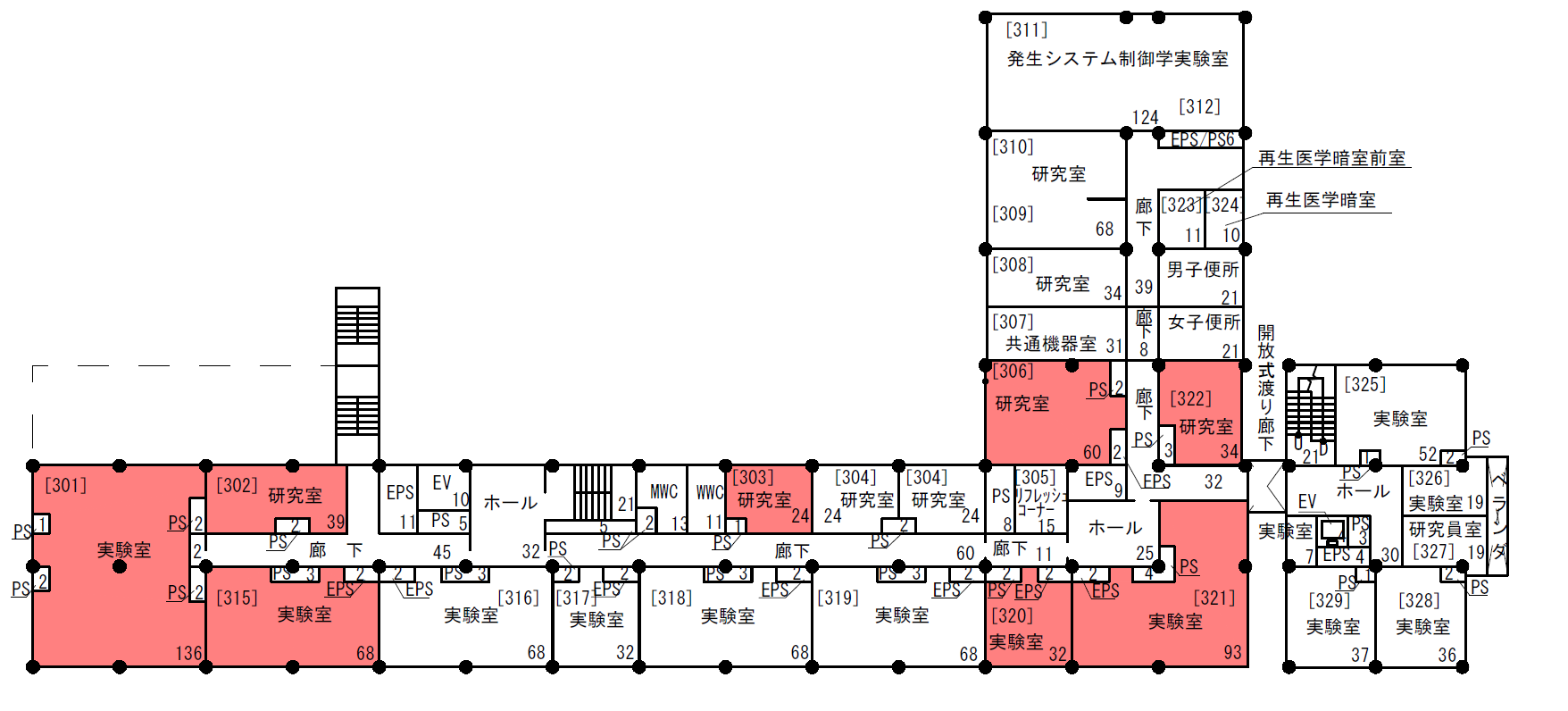 3階平面図