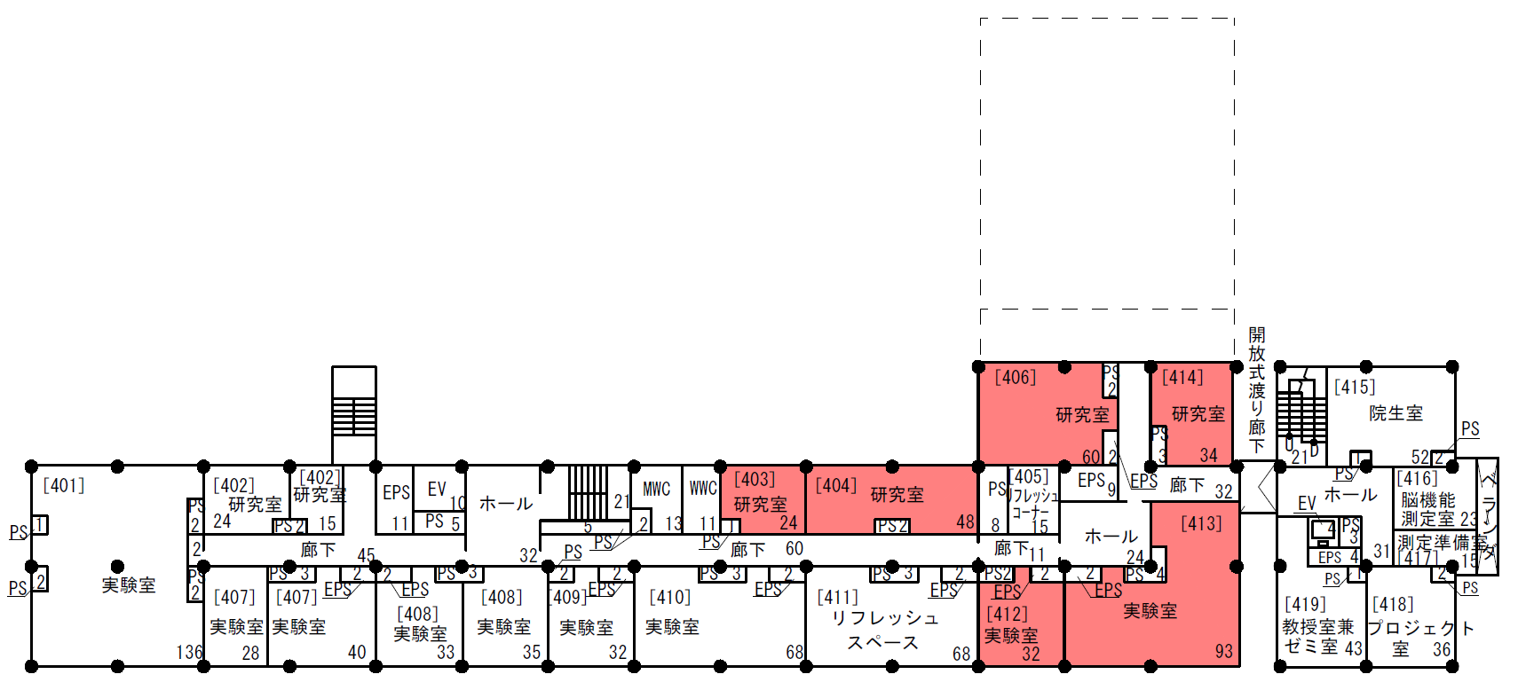 4階平面図