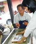 Participant Making ‘Japanese paper’