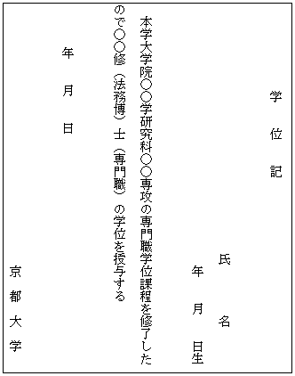 学位記