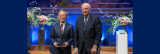 Masaki Kashiwara, RIMS project professor and KUIAS program-specific professor, attends Abel Prize ceremony